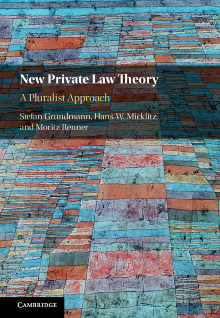 Könyv New Private Law Theory Grundmann