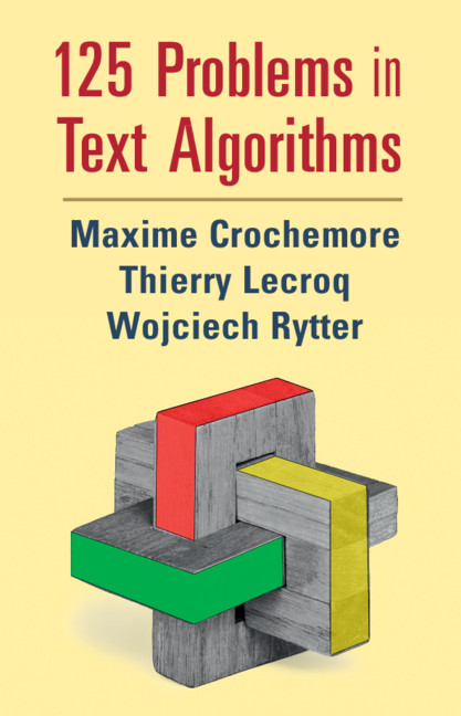 Book 125 Problems in Text Algorithms Maxime Crochemore