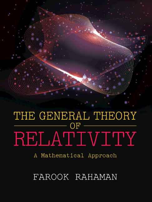 Book General Theory of Relativity RAHAMAN  FAROOK