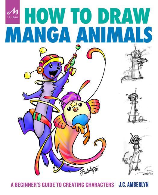 Knjiga How to Draw Manga Animals 