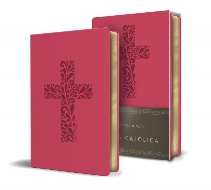 Kniha Biblia Católica En Espa?ol. Símil Piel Fucsia, Tama?o Compacto / Catholic Bible. Spanish-Language, Leathersoft, Fucsia, Compact 