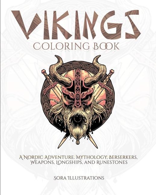 Kniha Vikings Coloring Book Sora Illustrations