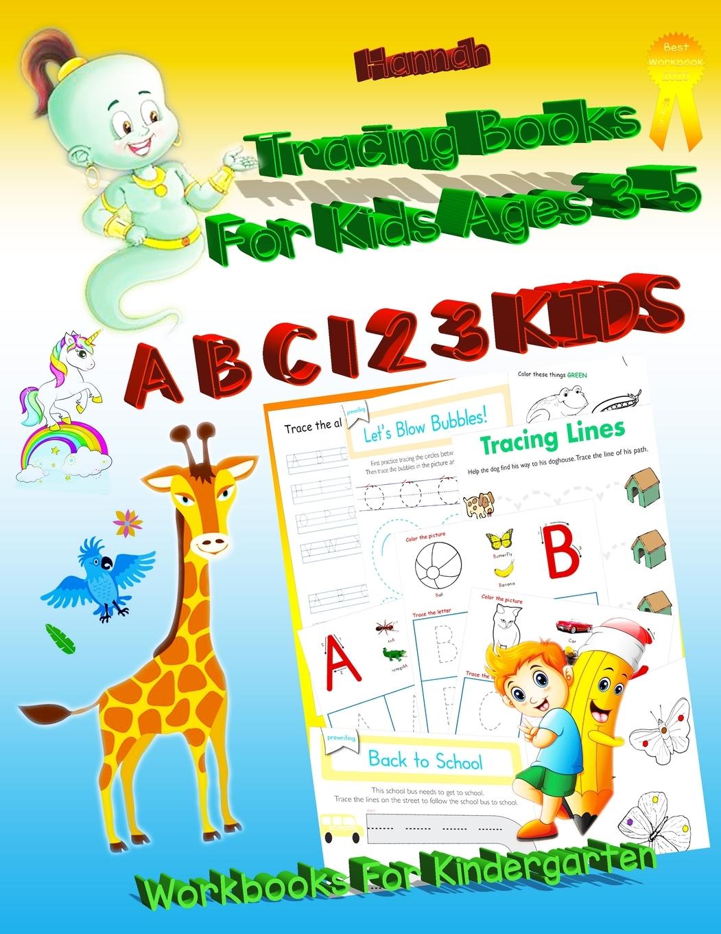 Kniha Tracing Books For Kids Ages 3-5 Hannah