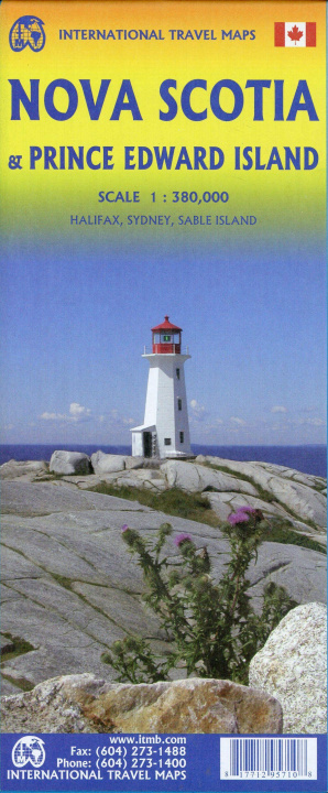 Tiskovina Nova Scotia / PEI Travel Maps 1 : 380 000 