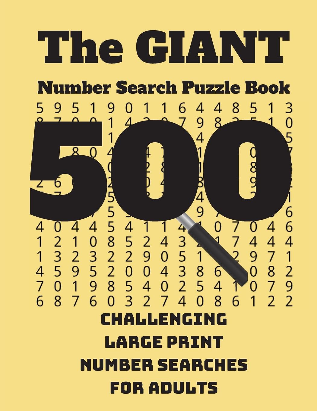 Książka Giant Number Search Puzzle Book Wordsmith Publishing