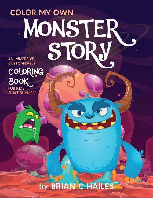 Книга Color My Own Monster Story 