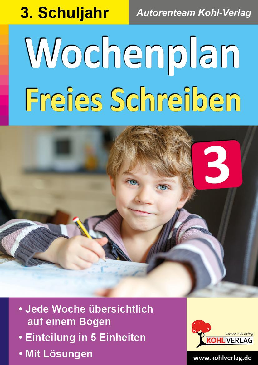 Buch Wochenplan Freies Schreiben / Klasse 3 Mila Müller