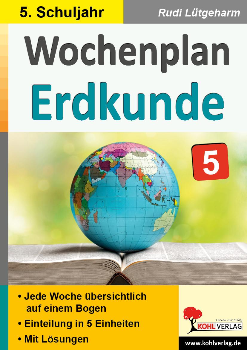 Könyv Wochenplan Erdkunde / Klasse 5 