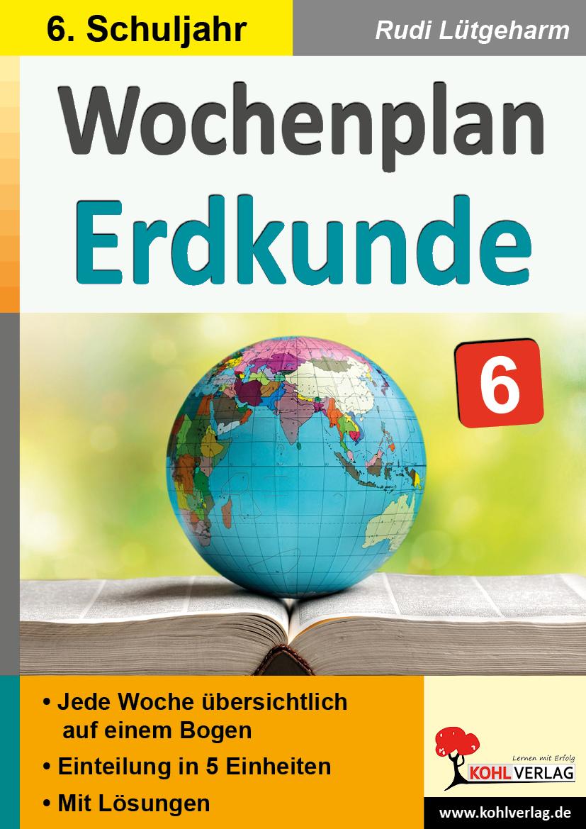 Knjiga Wochenplan Erdkunde / Klasse 6 Rudi Lütgeharm