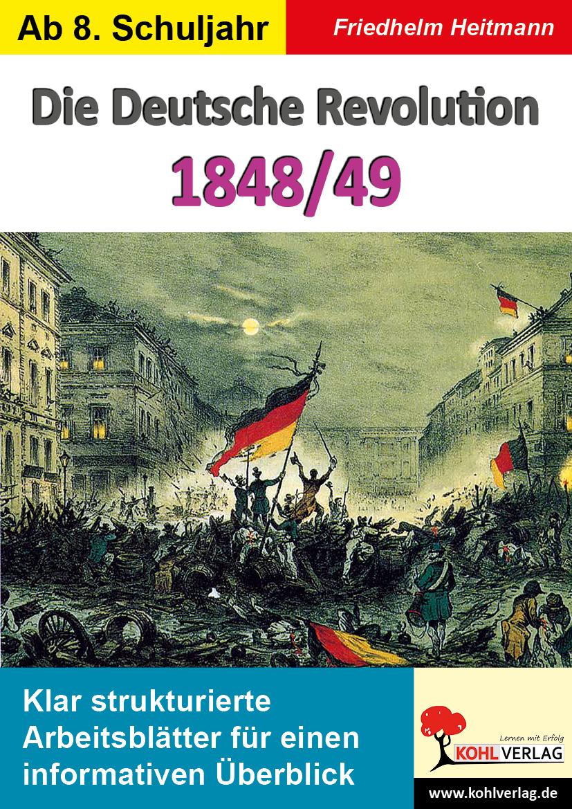 Carte Die Deutsche Revolution 1848/49 