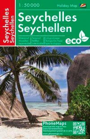Nyomtatványok Seychellen, Freizeitkarte 1 : 50 000 