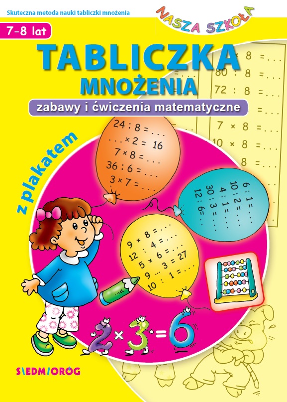 Könyv Tabliczka mnożenia. Zabawy i ćwiczenia matematyczne Piotr Sobotka