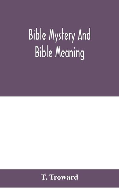 Книга Bible mystery and Bible meaning 