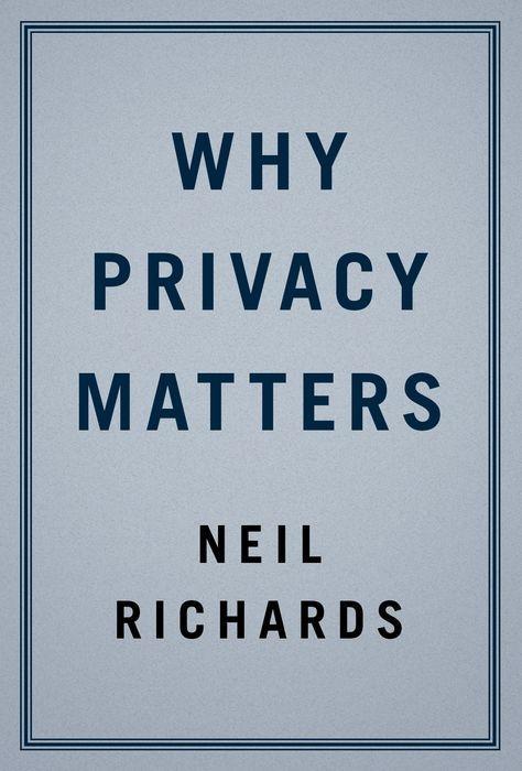 Kniha Why Privacy Matters 