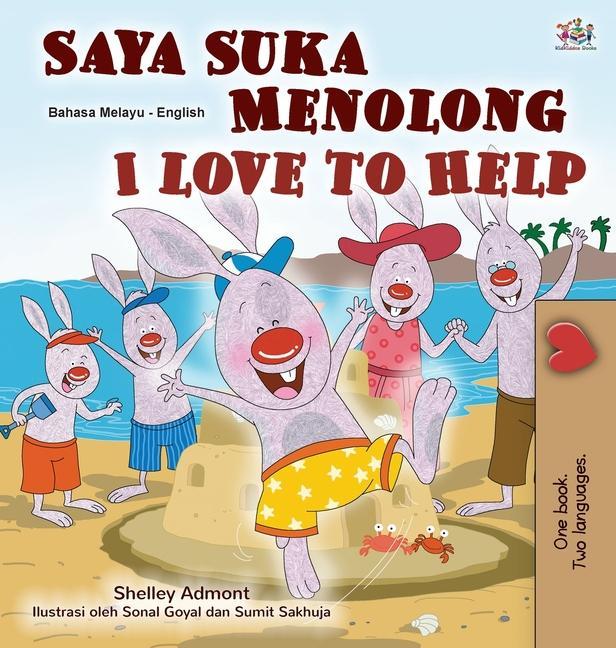 Kniha I Love to Help (Malay English Bilingual Children's Book) Kidkiddos Books