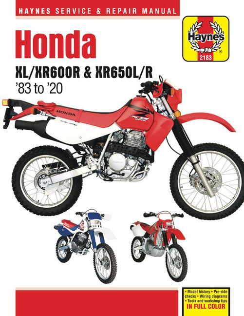 Kniha HM Honda XL XR600R XR650LR 1983-20 