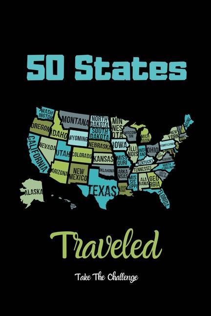 Könyv 50 States Traveled Journal 