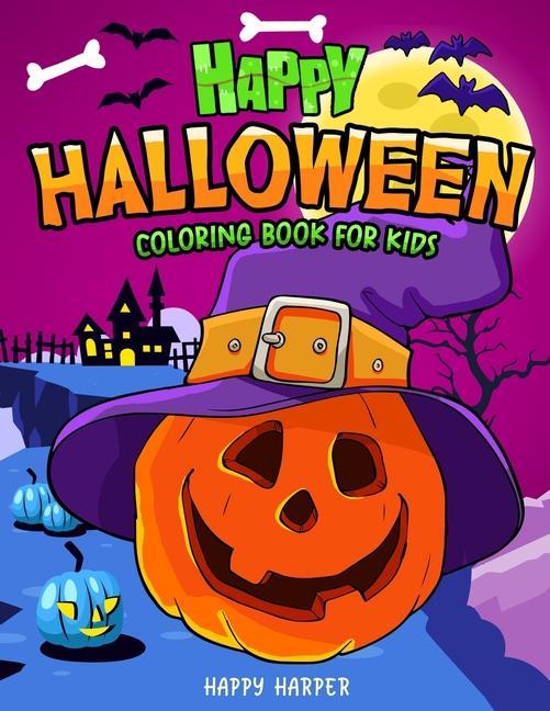 Knjiga Halloween Coloring Book Harper Hall
