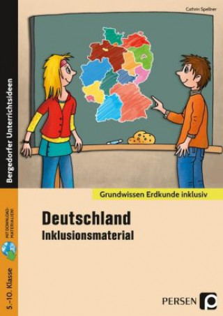 Carte Deutschland - Inklusionsmaterial 