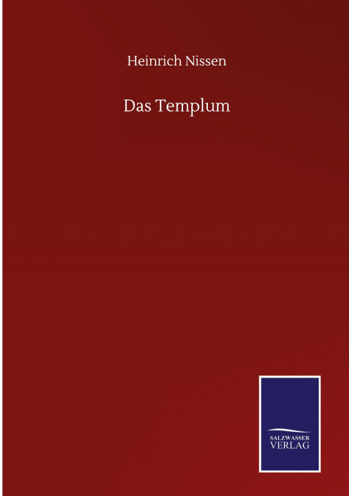 Kniha Das Templum 