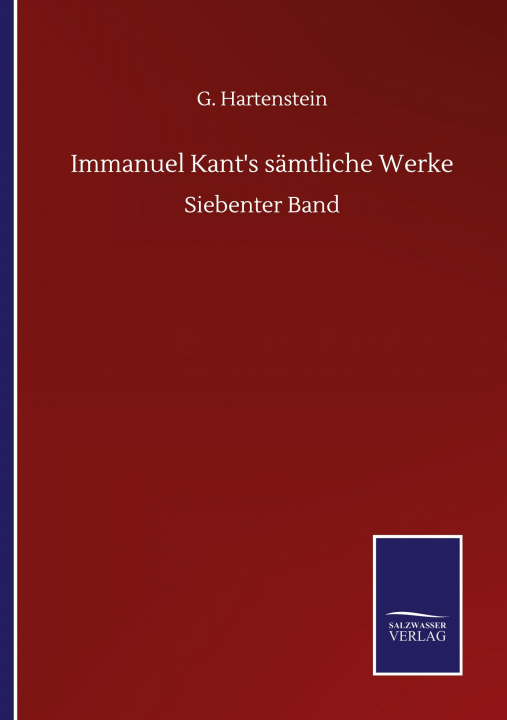 Książka Immanuel Kant's samtliche Werke 