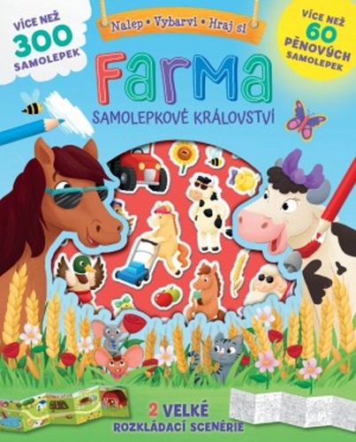Könyv Farma Samolepkové království 