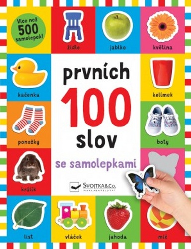 Könyv Prvních 100 slov se samolepkami Svojtka