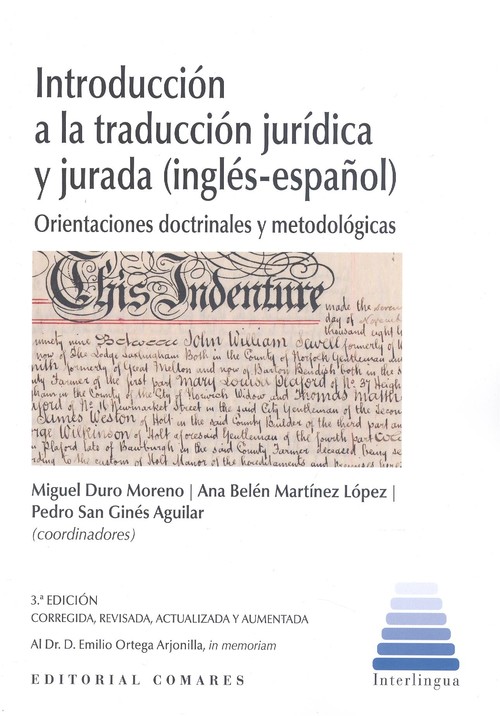 Libro Introduccion a traduccion juridica y jurada 