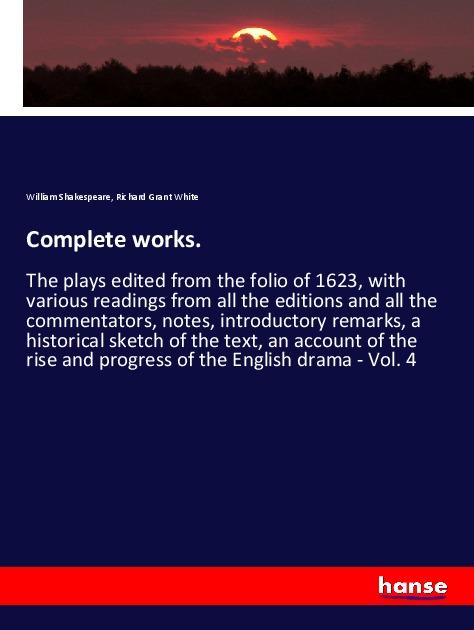 Book Complete works. Richard Grant White