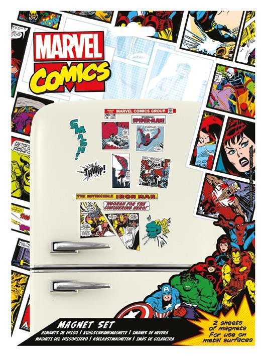 Kniha Sada magnetek Marvel 