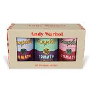 Carte Andy Warhol Soup Cans Set of 3 Shaped Puzzles in Tins 