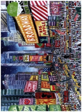 Játék Michael Storrings Times Square 1000 Piece Puzzle 