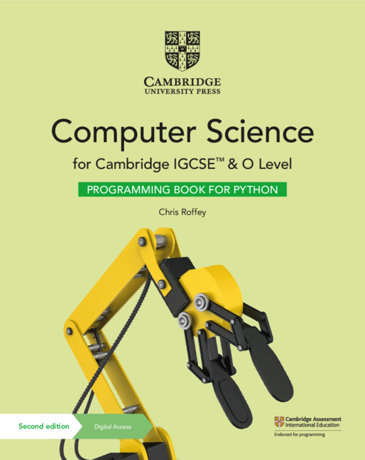 Carte Cambridge IGCSE (TM) and O Level Computer Science Programming Book for Python with Digital Access (2 Years) 