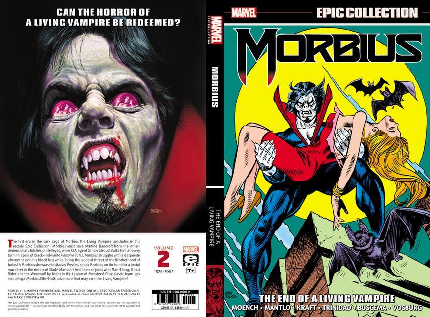 Kniha Morbius Epic Collection: The End Of A Living Vampire 