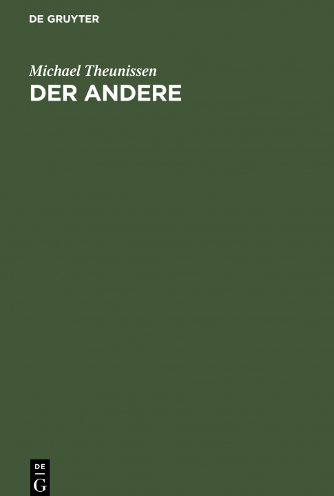 Buch Der Andere Michael Theunissen