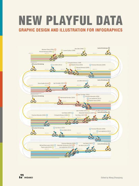 Книга New Playful Data: Graphic Design and Illustration for Infographics Wang Shaoqiang