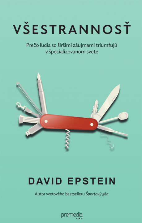Kniha Všestrannosť David Epstein