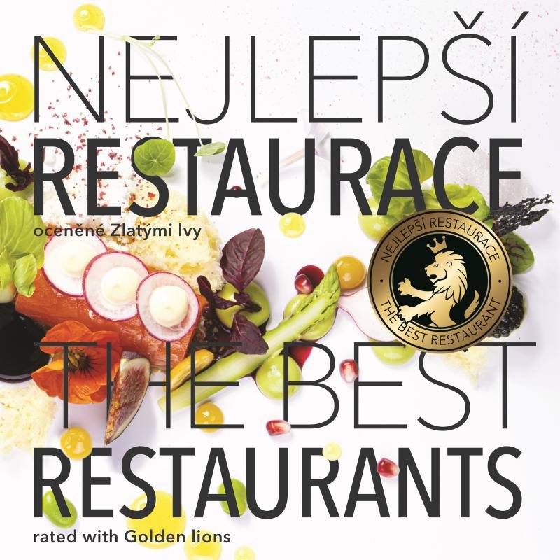 Kniha Nejlepší restaurace oceněné zlatými lvy, průvodce 2021 / The Best Restaurant Rated with Golden Lions, guide 2021 