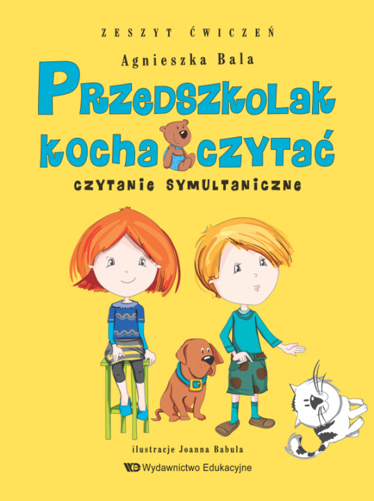 Kniha Przedszkolak kocha czytać Zeszyt ćwiczeń Czytanie symultaniczne Agnieszka Bala