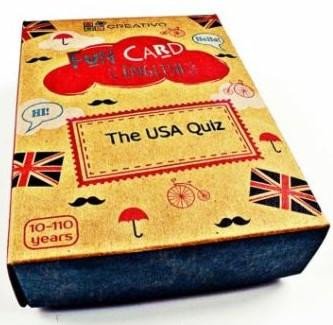 Gra/Zabawka Fun Card English: The USA Quiz collegium