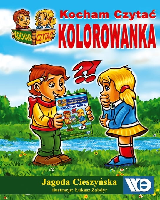 Libro Kocham Czytać Kolorowanka Jagoda Cieszyńska
