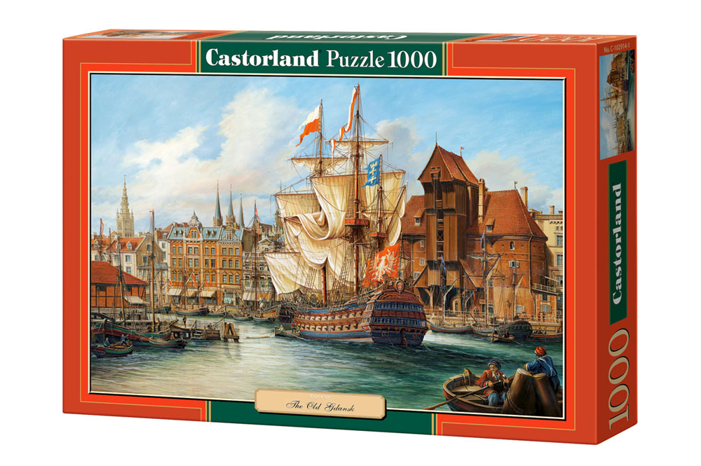 Книга Puzzle 1000 Stary Gdańsk C-102914-2 