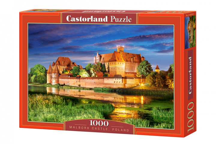 Kniha Puzzle 1000 Zamek w Malborku Polska C-103010-2 