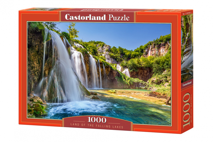 Kniha Puzzle 1000 Kraina spadających jezior C-104185-2 