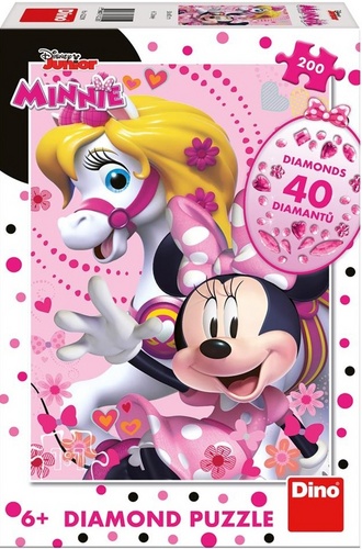 Hra/Hračka Puzzle 200 Minnie Mouse diamond 