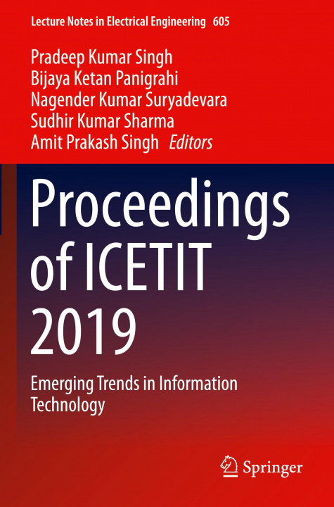 Knjiga Proceedings of ICETIT 2019 Bijaya Ketan Panigrahi