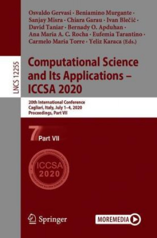 Buch Computational Science and Its Applications - ICCSA 2020 Carmelo Maria Torre