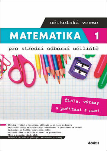 Książka Matematika 1 pro střední odborná učiliště učitelská verze Václav Zemek