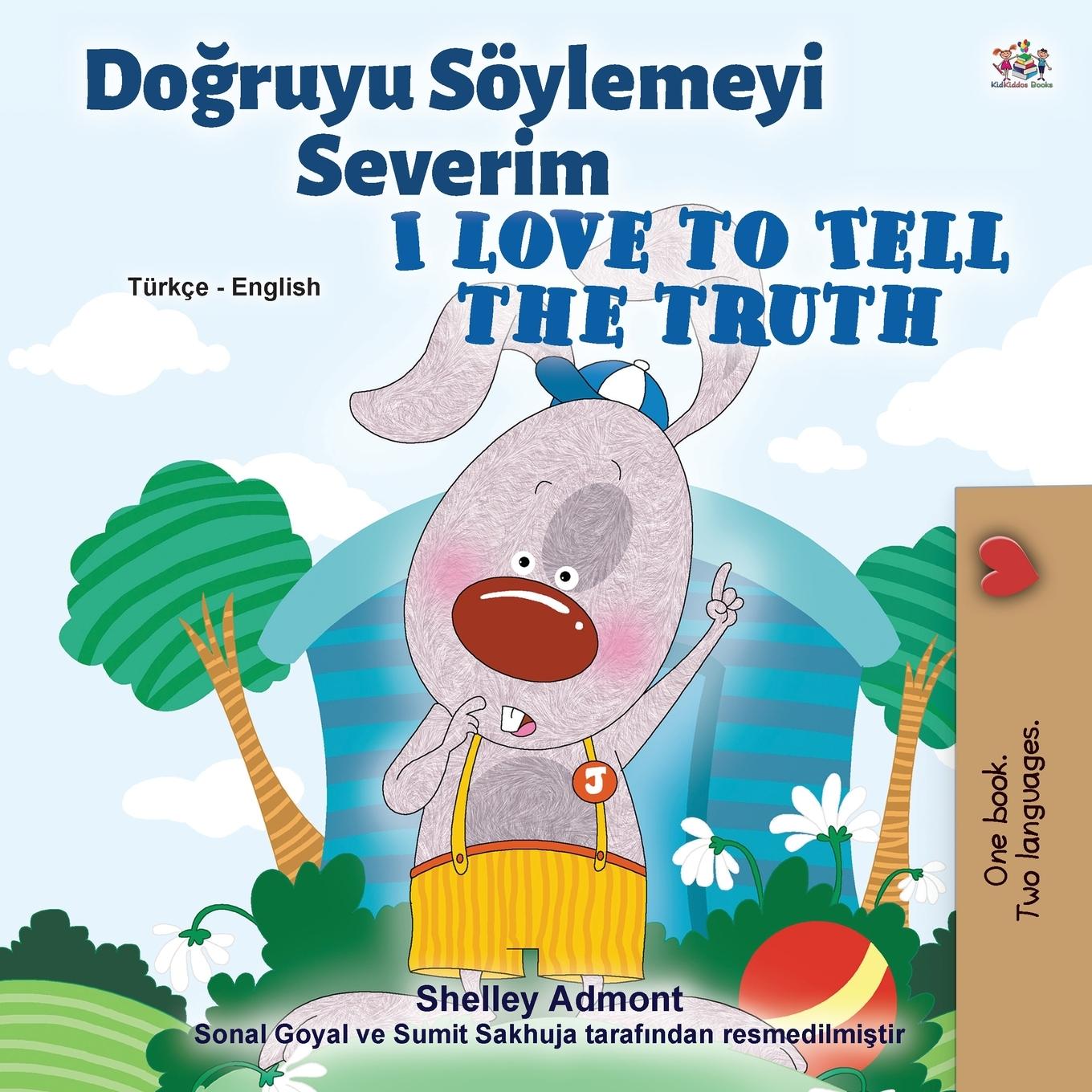 Kniha I Love to Tell the Truth (Turkish English Bilingual Book for Kids) Kidkiddos Books