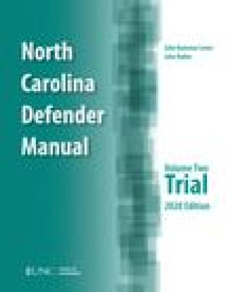 Książka North Carolina Defender Manual John Rubin